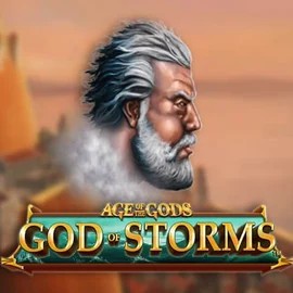 Age Of The Gods: God of Storms logo – Slots by Playtech at Betista Casino