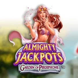 Almighty Jackpots: Garden of Persephone online game logo by Novomatic on betistaa.eu