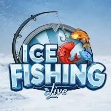 Ice Fishing Live game by Evolution – logo hosted on Betista Casino