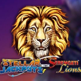 Stellar Jackpots with Serengeti Lions logo by Lightning Box Game Betista Casino