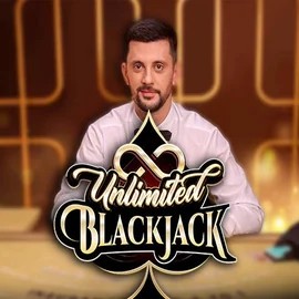 Unlimited Blackjack online game logo by Ezugi on betistaa.eu